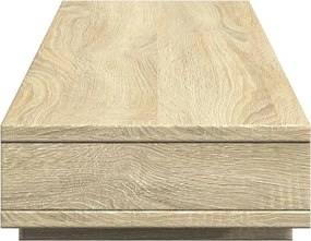 vidaXL Βάση Οθόνης Sonoma Δρυς 100x27x15 εκ. από Επεξ. Ξύλο