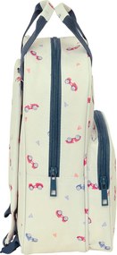 Σχολική Τσάντα Nait Nait Coches Μπεζ 20 x 28 x 8 cm