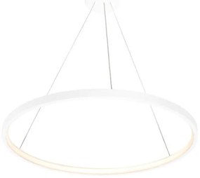 Φωτιστικό Οροφής Κρεμαστό 01377-04 D60cm 23W LED 3000K 1850Lm White Luma