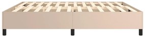 ΠΛΑΙΣΙΟ ΚΡΕΒΑΤΙΟΥ BOXSPRING ΚΑΠΟΥΤΣΙΝΟ 200X200ΕΚ. ΣΥΝΘΕΤ. ΔΕΡΜΑ 3121070