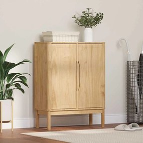 vidaXL Πλαϊνό γραφείο FLORO Κερωτό καφέ 70 x 30 x 70,5 εκ.