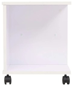 Ραφιέρα με Ρόδες Λευκό Χρώμα 50 x 35 x 42 εκ. - Λευκό