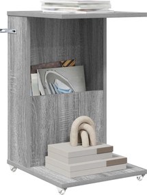 vidaXL Τραπεζάκι Πλευράς 40 x 35 x 60 εκ. Επεξεργασμένο Ξύλο