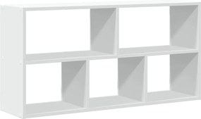 vidaXL Ράφι Τοίχου Λευκό 100x25x50 εκ. από Επεξεργασμένο Ξύλο