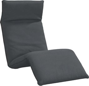 vidaXL Ξαπλώστρα Πτυσσόμενη Ανθρακί 175x54x8,5 εκ. Ύφασμα Oxford