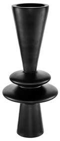 Artekko Trophy Διακοσμητικό Βάζο Μέταλλο Μαύρο (16.5x16.5x39)cm Artekko 85585
