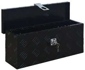 Κουτί Αποθήκευσης Μαύρο 485 x 140 x 200 χιλ. Αλουμινίου - Μαύρο