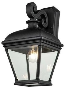 Φανάρι Απλίκα Φωτιστικό Τοίχου 1xE27 Μαύρο IP44 42cm Bayview BAYVIEW-2L-BK Elstead Lighting BAYVIEW-2L-BK Μαύρο