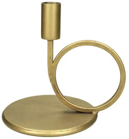 Κηροπήγιο ArteLibre Χρυσό Μέταλλο 16.5x13x16.5cm