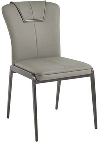 Καρέκλα Andria ΕΜ716,2 47x60x86cm Green-Black Metal, Technoderma
