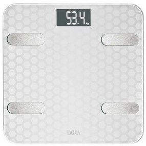 Ψηφιακή Ζυγαριά Μπάνιου LAICA Λευκό Ασημί