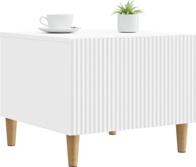 vidaXL Τραπεζάκι σαλονιού Λευκό 49 x 50 x 40 εκ Επεξεργασμένο Ξύλο