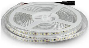 V-TAC Tαινία LED 8W 12V 120° 800lm Αδιάβροχη IP65 120 LEDs Θερμό Λευκό 212038 (5 μέτρα)