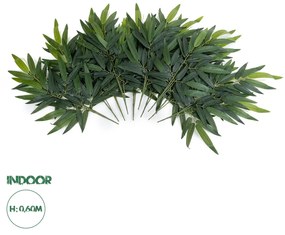 GloboStar® Artificial Garden BAMBOO BRANCH 20228 10 x Τεχνητά Διακοσμητικά Κλαδία Μπαμπού Π60 x Υ90cm