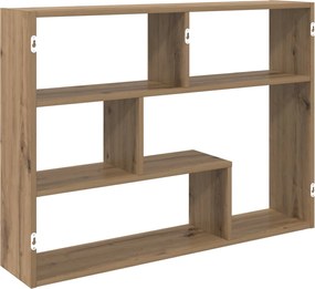 vidaXL Ράφι Τοίχου Επιτοίχιο Καφέ 95 x 20 x 69,5 εκ.
