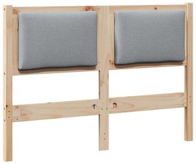 vidaXL Κεφαλάρι Άλλο Καφέ 135 cm Μασίφ ξύλο πεύκου