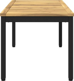 vidaXL Τραπεζάκι σαλονιού Λευκό και Μαύρο 50 x 100,5 x 45 εκ.