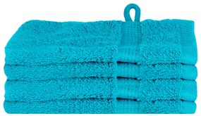 vidaXL Πετσέτες 4 pcs Τιρκουάζ 15 x 21 cm Βαμβάκι