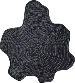ΤΡΑΠΕΖΆΚΙΑ ΣΑΛΟΝΙΟΎ PTMD SIDE TABLE FENNAH TREE TRUNK ALUMINIUM BLACK