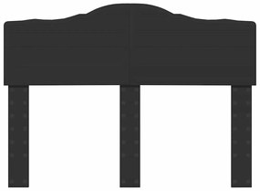 vidaXL Κεφαλάρι Μαύρη Οξυά 135 cm Επεξεργασμένο ξύλο