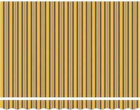 vidaXL Σκηνίτσα Αναδιπλούμενη Πολύχρωμο 350 x 250 εκ ύφασμα