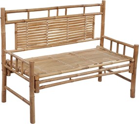 vidaXL Παγκάκι Κήπου 120 εκ. από Μπαμπού με Μαξιλάρι