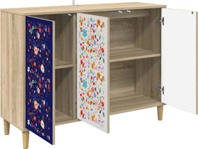 vidaXL Πλαϊνό γραφείο MAINZ Sonoma 102 x 33 x 75 εκ.