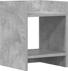 vidaXL Βάση φυτών 2 τεμ. Γκρι Σκυροδέματος 30 x 30 x 40 cm