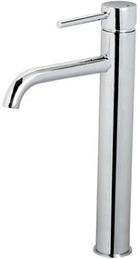 Μπαταρία Νιπτήρος America Evita Up 35-3018 Up Ψηλή Με Κλικ Chrome Gloria Metal