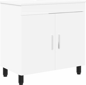 vidaXL Έπιπλο μπάνιου Λευκό 60 x 35 x 60 εκ. Επεξεργασμένο Ξύλο