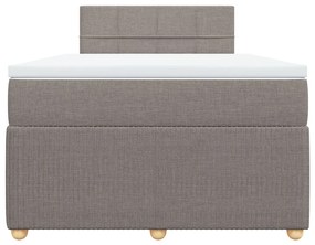 ΚΡΕΒΑΤΙ BOXSPRING ΜΕ ΣΤΡΩΜΑ TAUPE 120X200 ΕΚ. ΥΦΑΣΜΑΤΙΝΟ 3287427