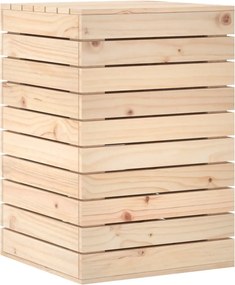 vidaXL Καλάθι Ρούχων 44x44x66 εκ. από Μασίφ Ξύλο Πεύκου