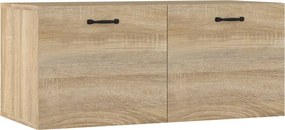 vidaXL Ντουλάπι Τοίχου Sonoma Δρυς 80x36,5x35 εκ. Επεξεργασμένο Ξύλο
