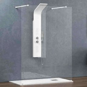 Πάνελ Ντουζιέρας Σταθερό Walkin 3 WAL3C148 Clear-Chrome Karag 148 x 200 Αλουμίνιο