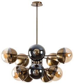Φωτιστικό Οροφής Karsor 584TTM1422 68x68x75cm 10xE27 40W Gold Opviq