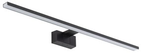 Φωτιστικό Μπάνιου Επιτοίχιο Cezanne L 10678 80x12,8x5cm Led 15W 4000K Black Nowodvorski