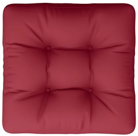 vidaXL Μαξιλάρι Καθίσματος Παλέτας Μπορντό 60 x 60 x 12 εκ. Υφασμάτινο