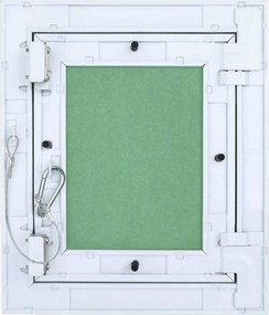 vidaXL Πάνελ Πρόσβασης Πράσινο και Ασημί 25 x 30 cm