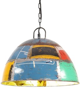 vidaXL Φωτιστικό Κρεμαστό Vintage Στρογγυλό 25 W Πολύχρωμο 41 εκ. Ε27