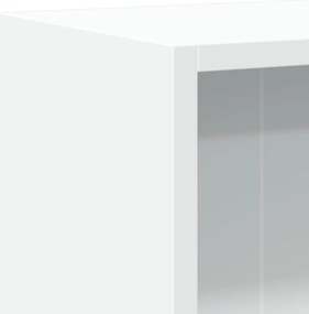 vidaXL Βιβλιοθήκη Λευκή 60 x 24 x 76 εκ. από Επεξεργασμένο Ξύλο