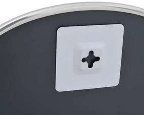 vidaXL Καθρέφτης Τοίχου Ασημί 50x35 εκ.