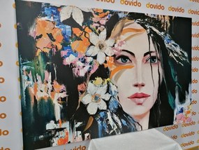 Εικόνα πρωτότυπο πίνακα ζωγραφικής μιας γυναίκας - 60x40