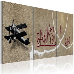 Πίνακας - Airplane (Bansky) 120x60