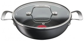 Τηγάνι Wok  Tefal G2557172 SHAL26CV M Απεριόριστο, 26 cm, Καπάκι, Αντικολλητική επίστρωση, Θερμοσήμα, Επαγωγή, Μαύρο