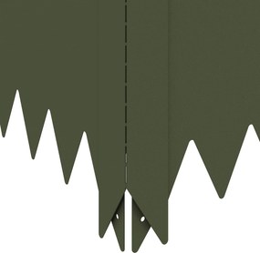 VidaXL Περίγραμμα γκαζόν 100 x 60 x 20 εκ. Ατσάλι Λαδί