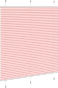 vidaXL Πλισέ περσίδα ροζ 120x150 cm Πλάτος υφάσματος 119,4 cm