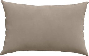 vidaXL Μαξιλάρι Καναπέ 2 pcs Taupe 60 x 40 cm ύφασμα