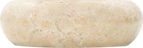 vidaXL Νιπτήρας Κρεμ 40 x 12 εκ. Μαρμάρινος