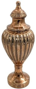 Βάζο 945-124-018 16x40cm Copper Glass