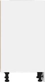 vidaXL Ντουλάπι "Riga" Λευκό 30x44,5x81,5 εκ. από Τεχνητό Ξύλο